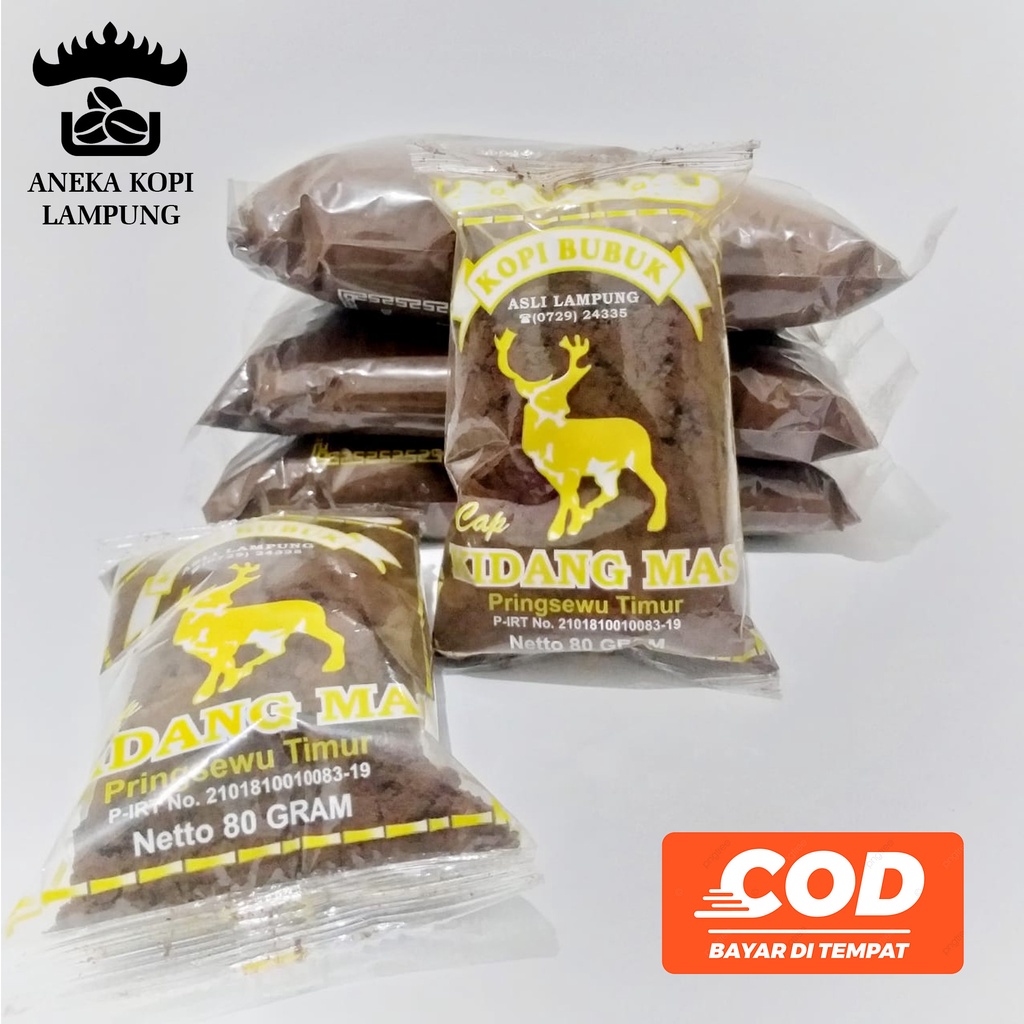 

Kopi Bubuk Lampung Kidang Mas Pringsewu 80gr