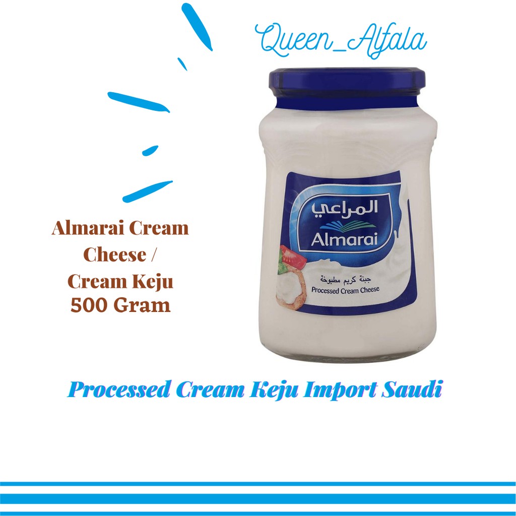 ALMARAI CREAM CHEESE 500 GRAM / CREAM CHEESE 500gr / CREAM KEJU / KRIM KEJU / KEJU ARAB / KRIM KEJU