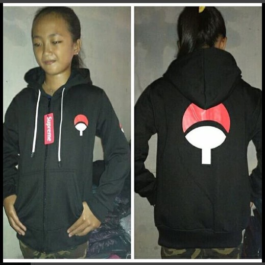 JAKET UCHIHA ANAK JAKET ANIME KEREN JAKET ANAK FLEECE FLECE KATUN KARTUN MURAH JACKET  ANIME  AA344