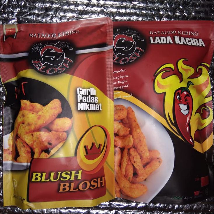 

[ Baru ] BLUSH-BLOSH Batagor Kering - Makanan Ringan Yang Gurih Pedas Dan Nikmat! Renyah Abis Deh!