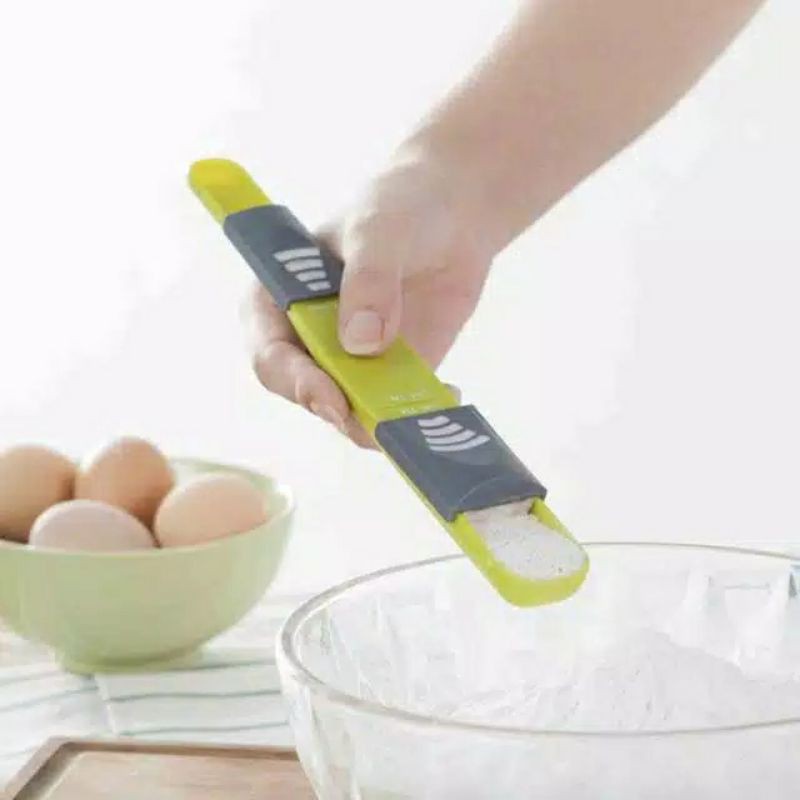 Sendok Takar Geser Sliding Measuring Spoon