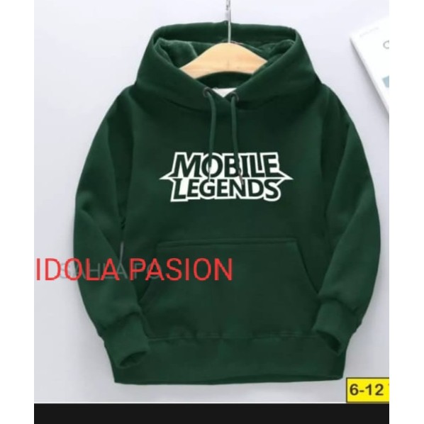 [Bayar Di Tempat ] HOODIE SWEATER ANAK MOBILE LEGENDS Usia 6-8 Tahun Bahan Tebal Premium