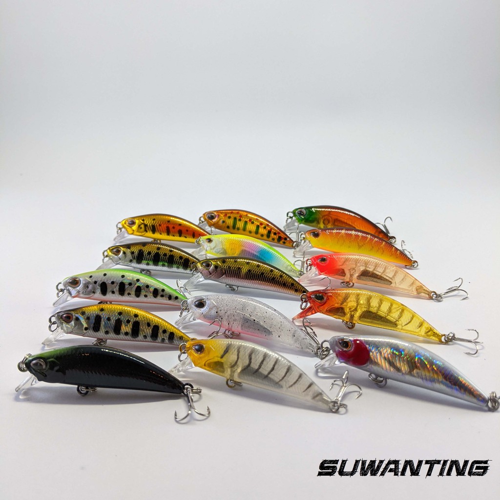 Umpan Lure Minnow 5cm 5gr Ultralight Sinking mirip Tsurinoya Ryuki 50s Ryuki 45s