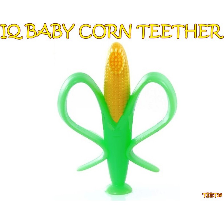 TEET14 IQ BABY CORN TEETHER / GIGITAN BAYI SIKAT GIGI BAYI