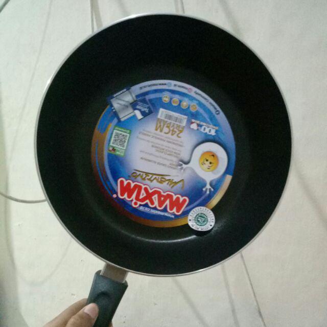 Wajan Frypan Teflon 24 Cm Maxim Valentino