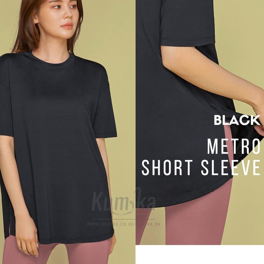 Berkualitas STL Metro  Korean Brand Loose Short Sleeve Women Sport Shirt K292