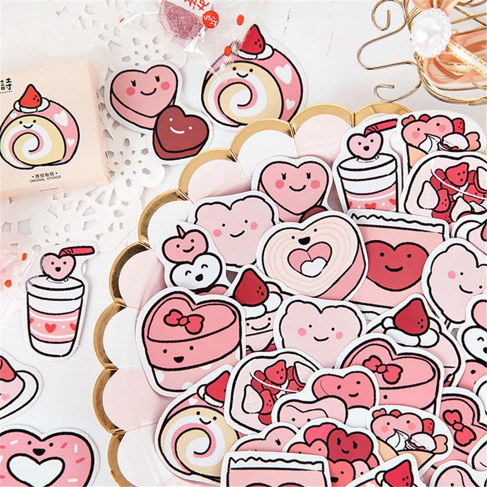 Preva Stationery Sticker Sweets Stickers Bentuk Khusus Sealing DIY Scrapbook