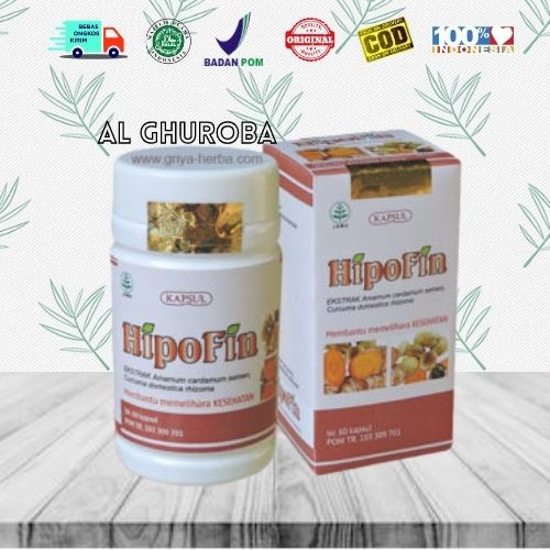 Herbal Kapsul Hipofin Griya Herba Alami untuk Darah Rendah isi 60 kapsul original