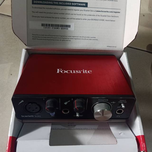 Focusrite Scarlett Solo 2i2 Shopee Indonesia