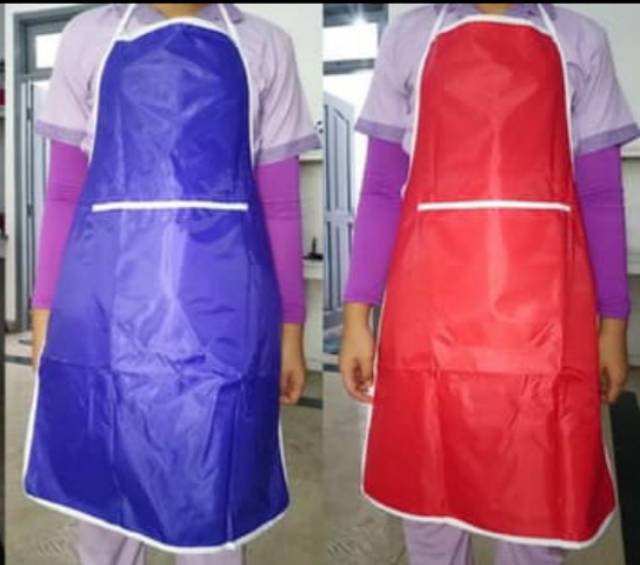 Apron / celemek masak dan cuci piring parasut