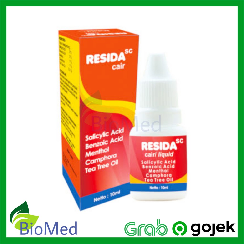 RESIDA SC Liquid 10 ml - Mengobati Gatal Jamur Eksim Panu Kudis Kurap