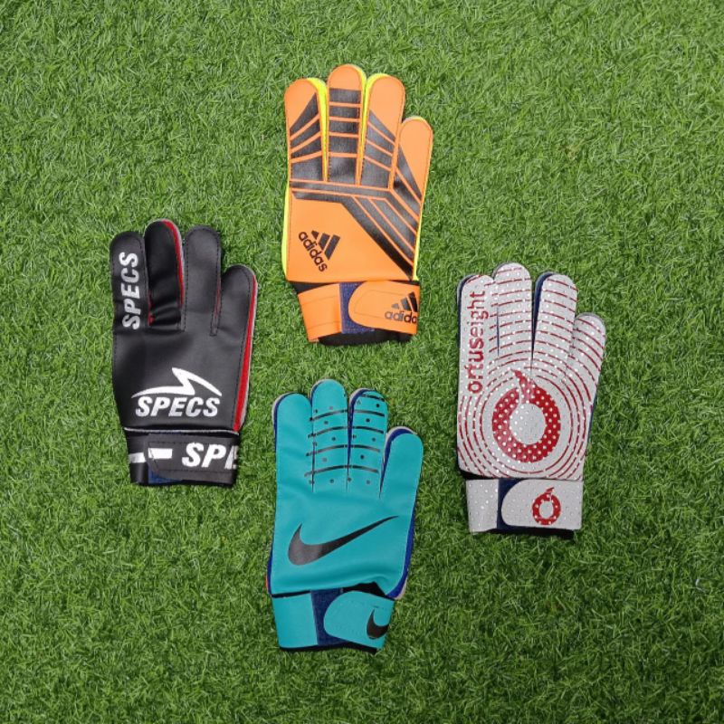 Kaos tangan kipper kiper anak sepak bola sedia sepatu sepak bola dan futsal