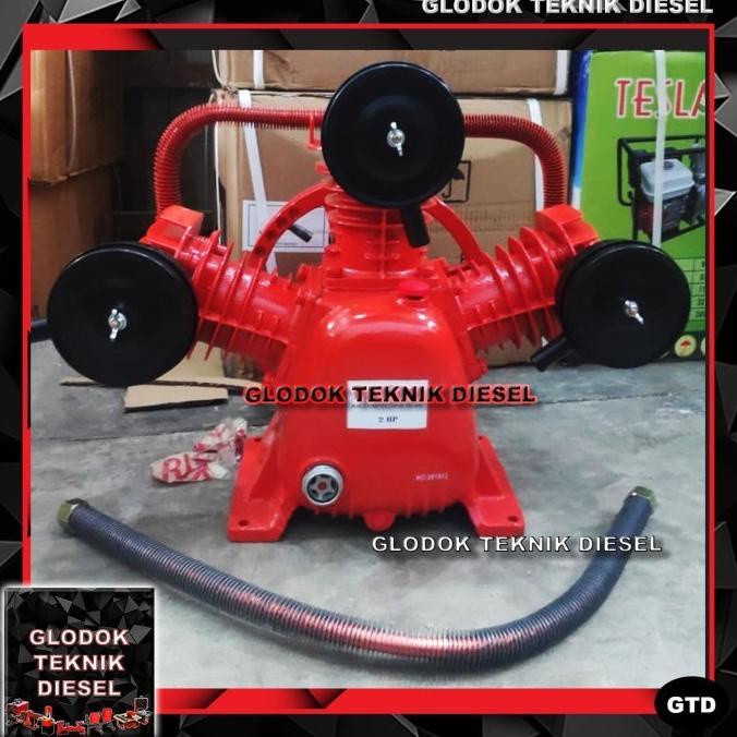 Kepala Kompresor 2 Hp / Bare Compressor Headpump Air Compressor 2 Hp