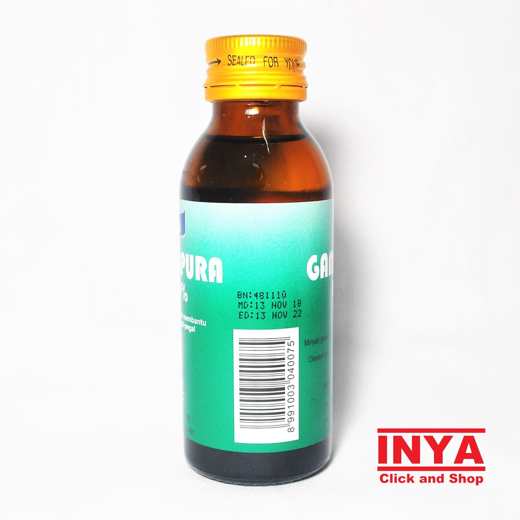 GANDAPURA IKA 100ml 100% WINTERGREEN OIL - Minyak Gosok - Liniment Oil - Pijat