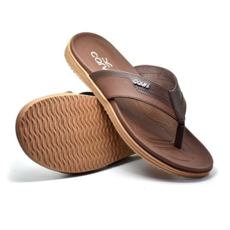 SANDAL CARVIL PRIA WELTON-01 DARK BROWN (ORIGINAL)