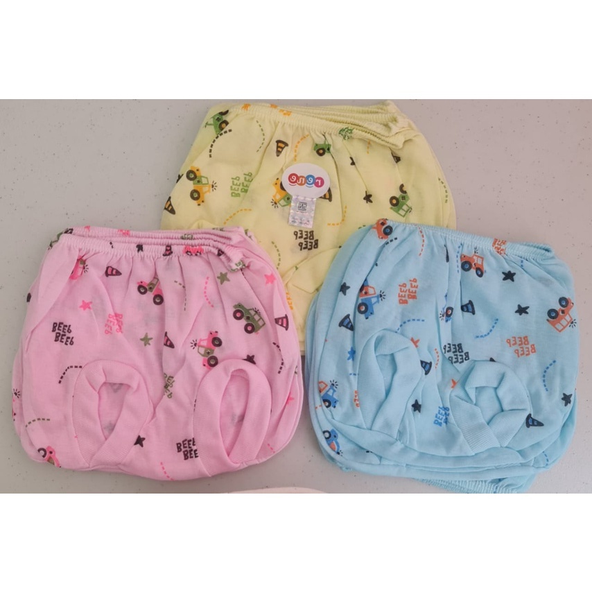 1 Lusin Celana Bayi Pop Rene Unisex Motif SNI
