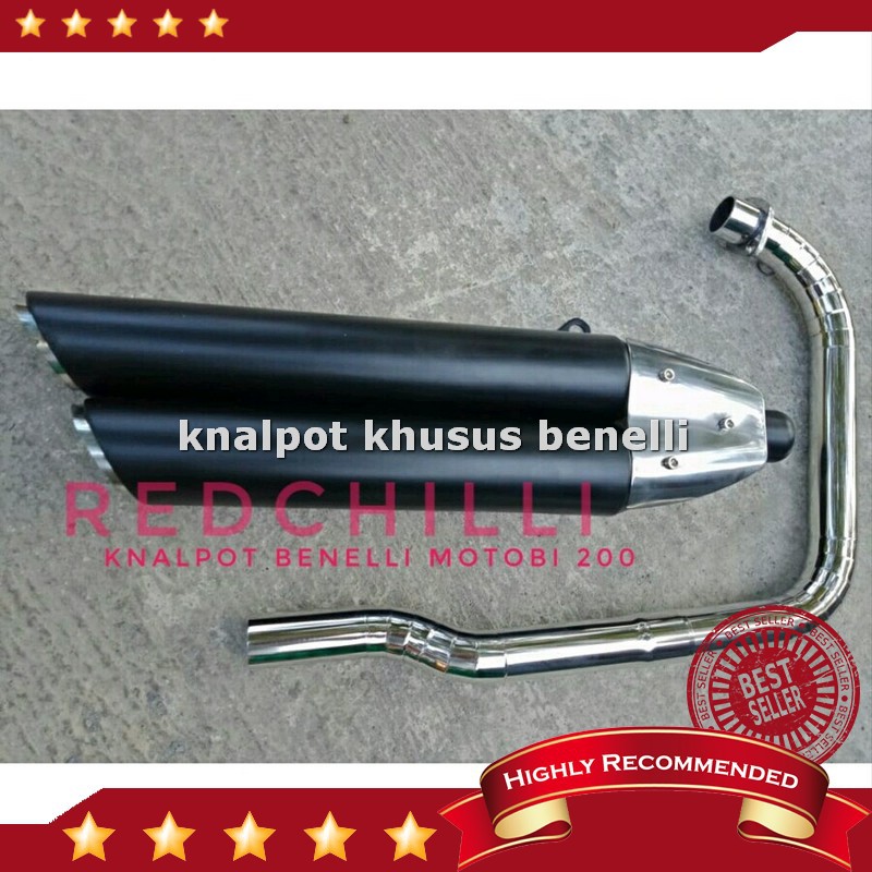 Jual Knalpot Benelli Motobi 200 Evo -  Benelli Motobi 200 Evi full system