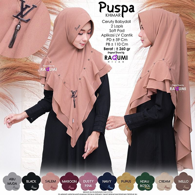 Puspa Khimar by raqumi