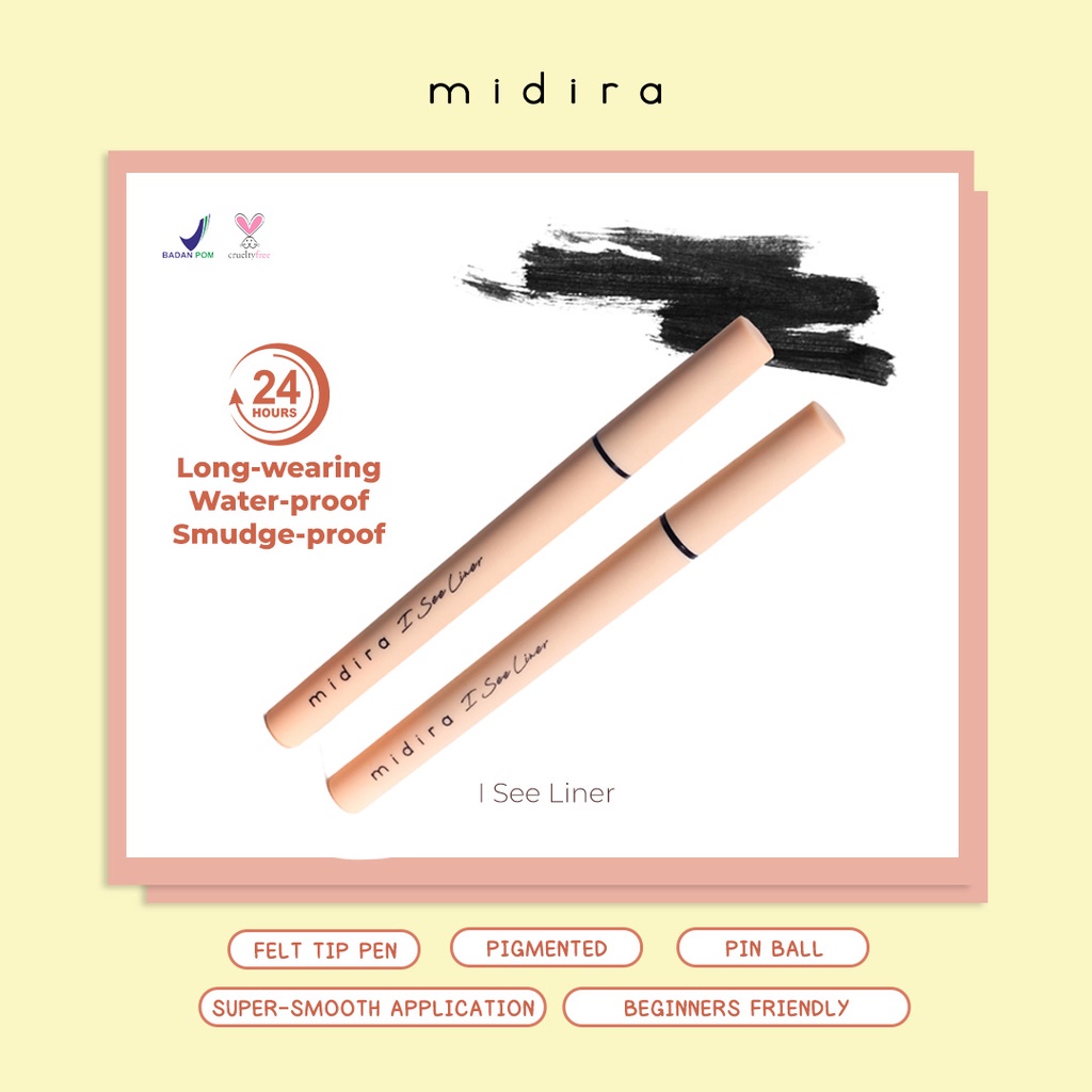 ❤ MEMEY ❤ MIDIRA I See Liner | Eyeliner Pen