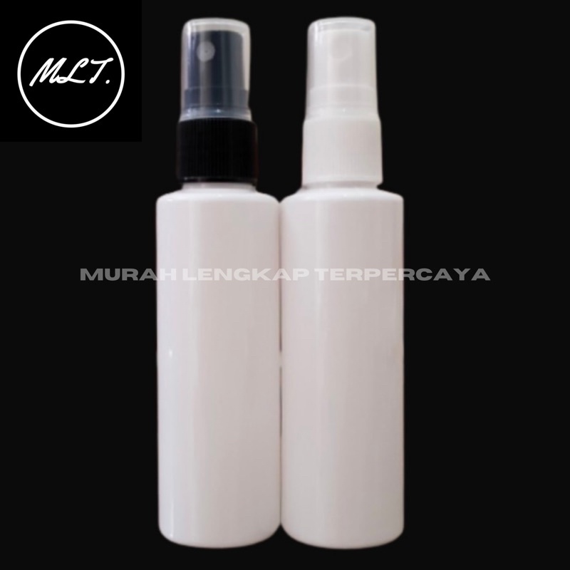 BOTOL SPRAY 60ML RF PUTIH SEMPROT / BOTOL RF 60ML PUTIH SPRAY PUTIH HITAM