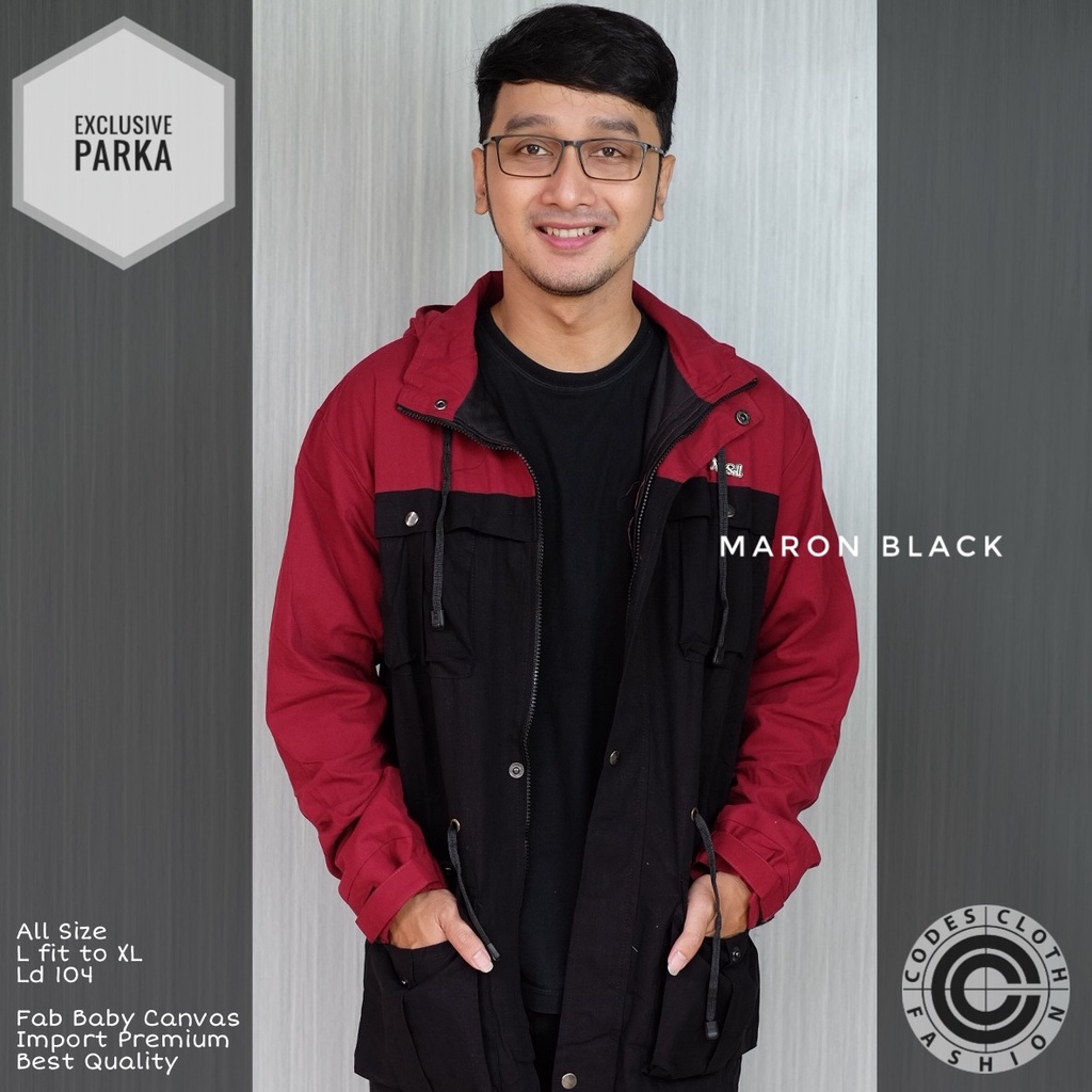Jaket Pria Jaket Parka Kanvas Exclusive