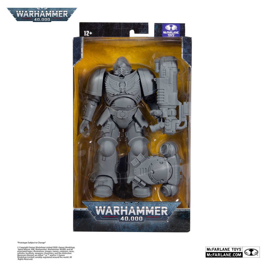 Mcfarlane Warhammer 40k Primaris Space Marine Hellblaster Unpainted