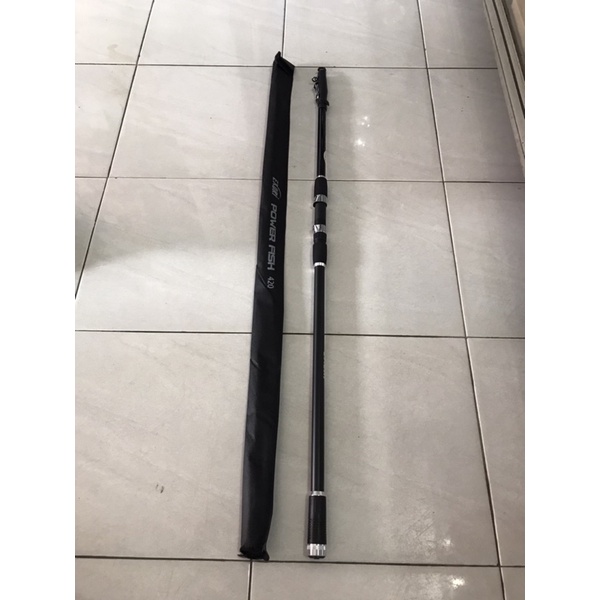 joran antena carbon surf exori power fish 420 cm