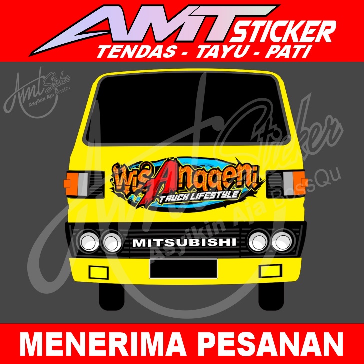 [TERBARU] STICKER KABIN DEPAN TRUK UMPLUNG