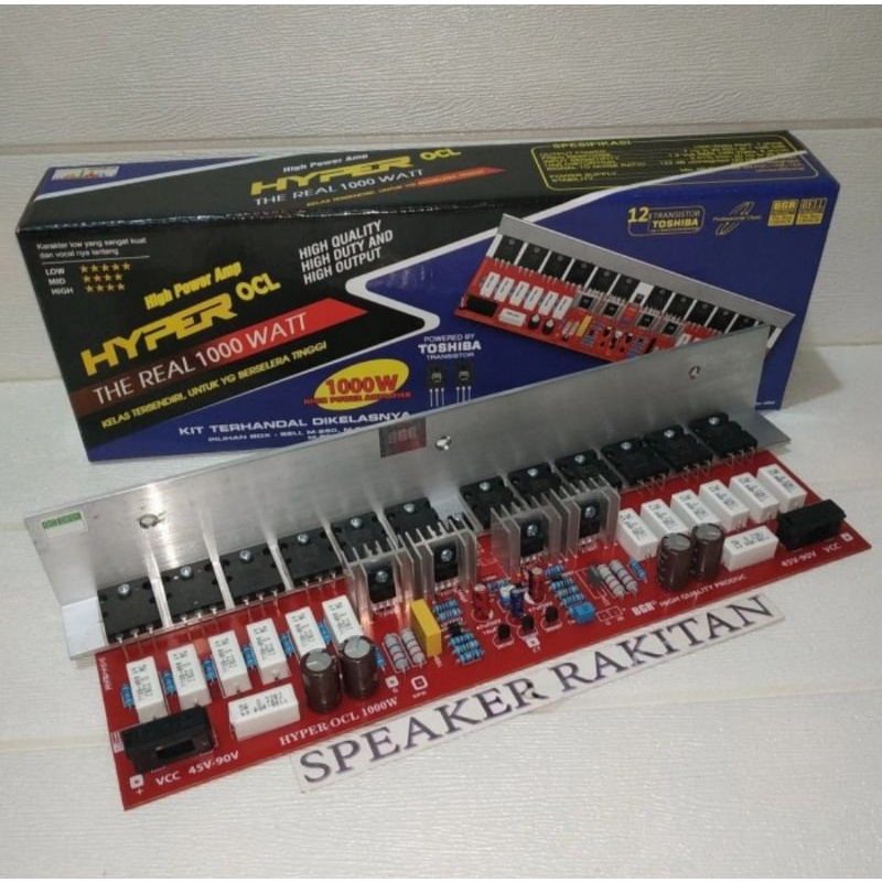 Kit Power Amplifier Hyper OCL 1000Watt Mono