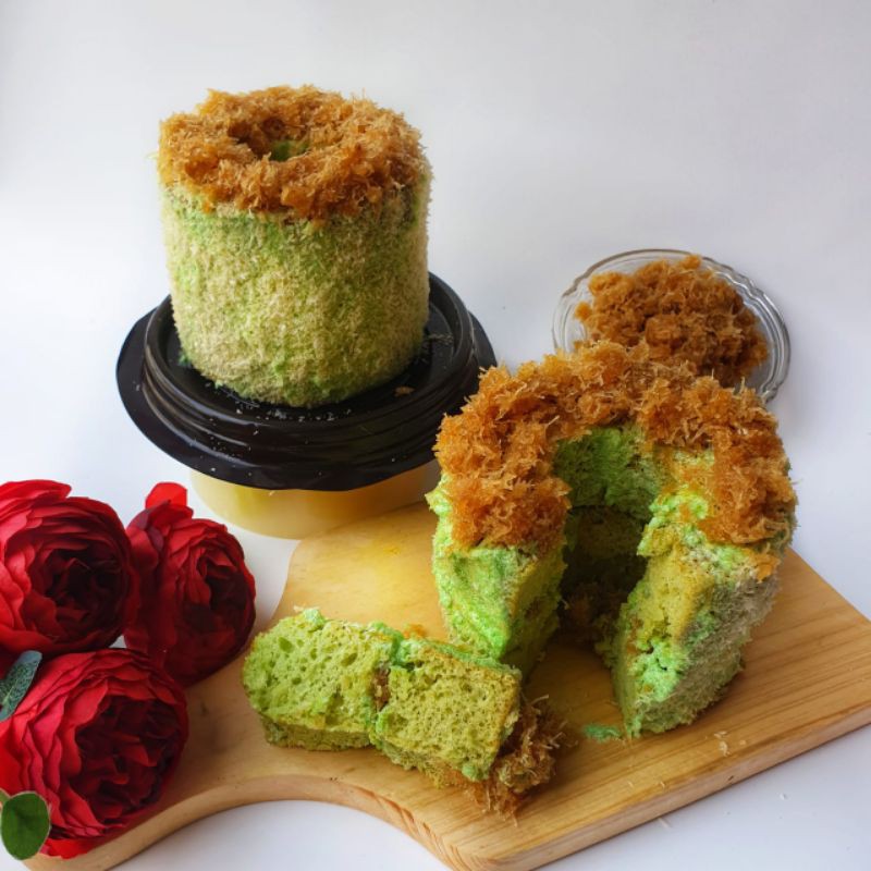 

chiffon klepon cake 10cm