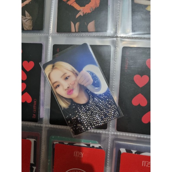 PC Photocard Ryujin Lightring ITZY