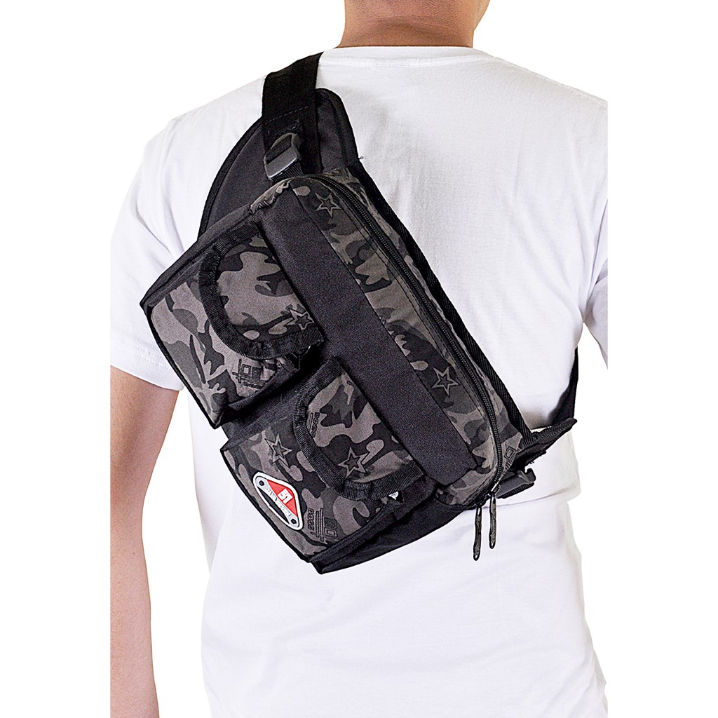 Java Seven - BTS 749 Tas Pinggang Pria ARMY murah original cibaduyut keren