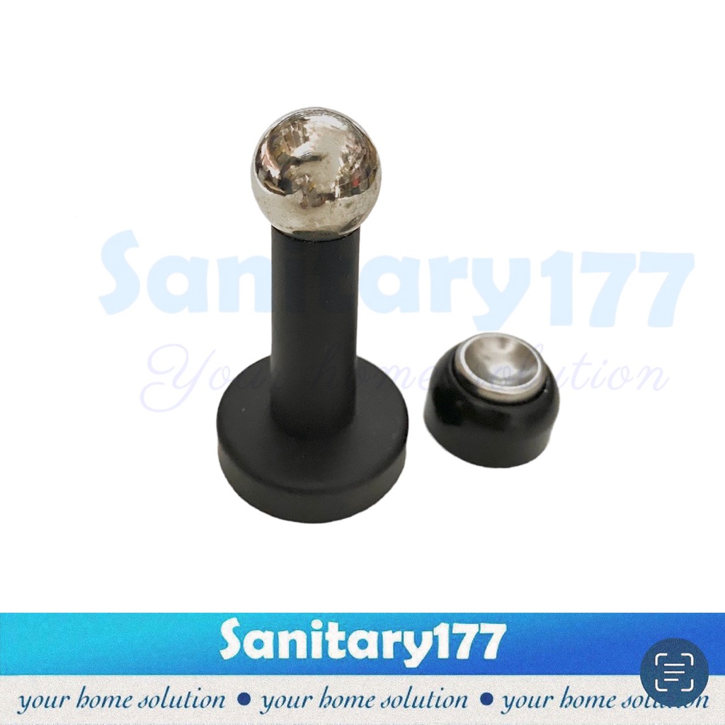 Door stooper stainless Murah Hitam- door stop  penahan pintu black magnet pintu doorstop stoper stenlis ganjalan pintu