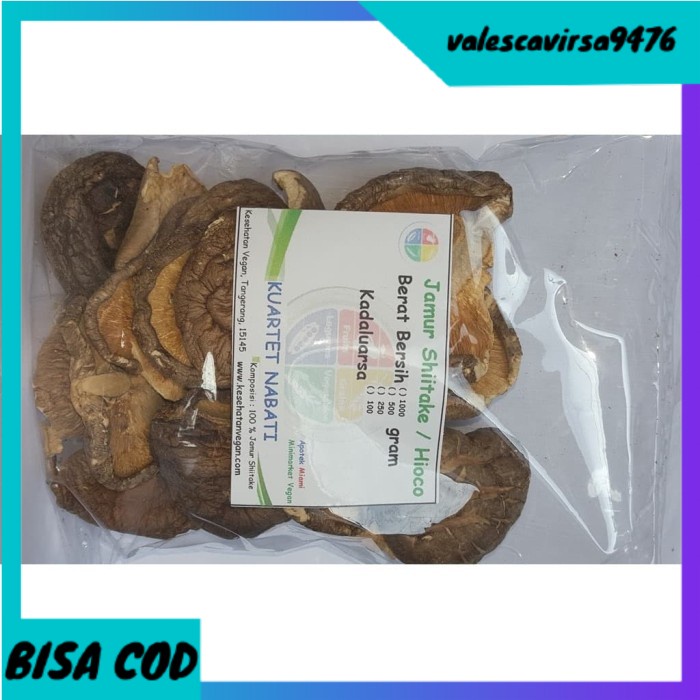 

⭐BISA COD⭐ Jamur Hioko - Shitake - Kering - Besar - Shiitake 1000 Gr