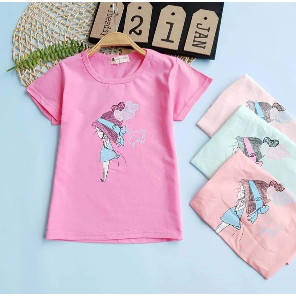 KAOS BAYI USIA 6 BULAN - 5 TAHUN | BAJU ANAK PEREMPUAN IMPORT | KAOS ANAK PREMIUM