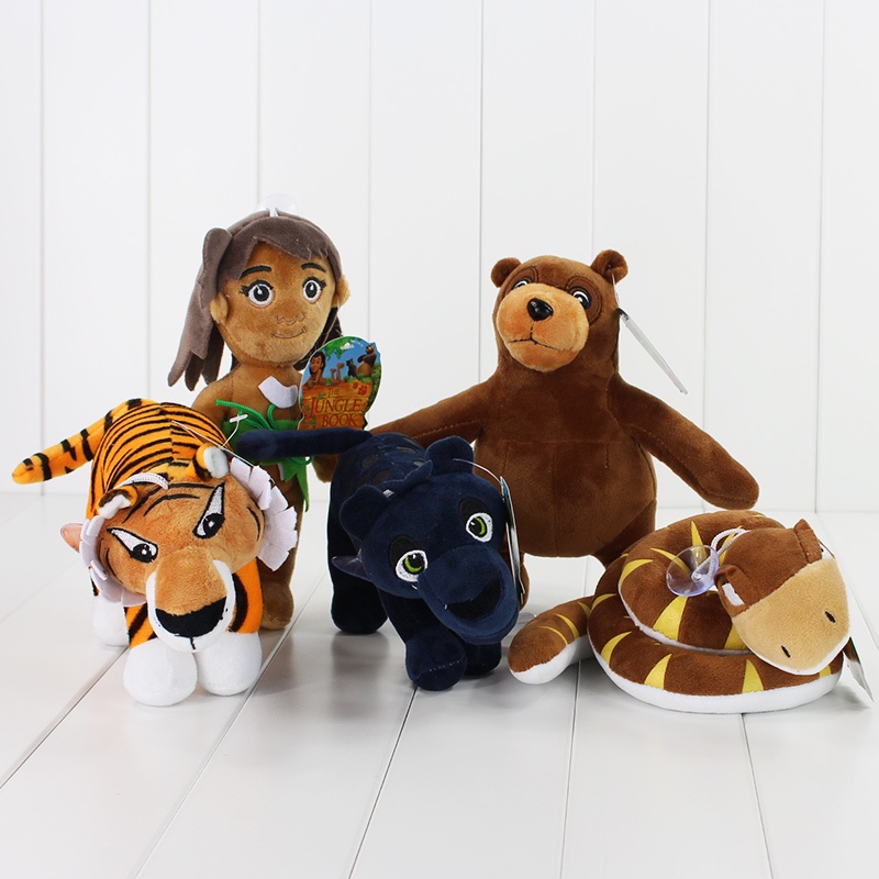 5pcs/lot The Jungle Book Plush Toys 