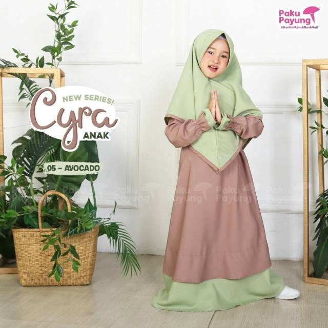 Gamis Paku Payung / Gamis Cyra series / Gamis anak