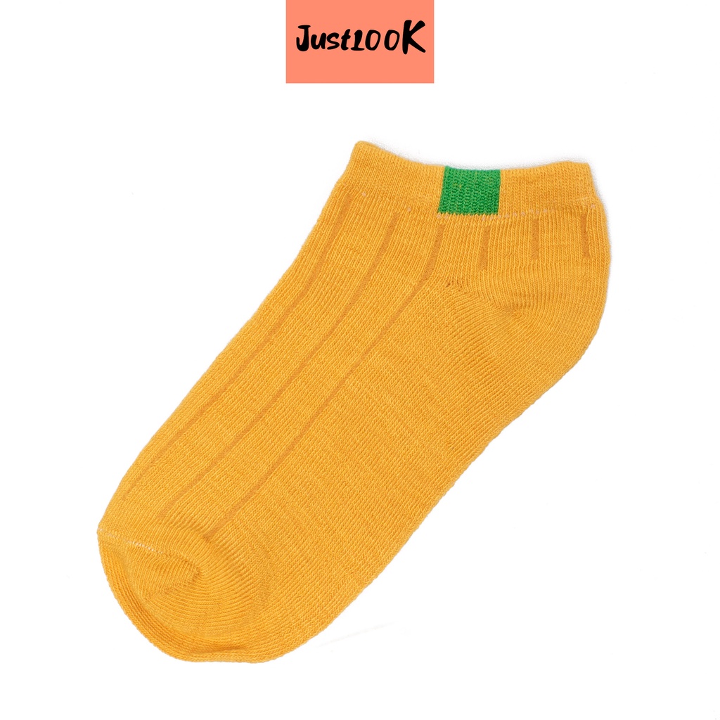 JustLook Kaos Kaki Polos 6 Garis Unisex Fashion Wanita Pria Kaos Kaki Import Murah-7