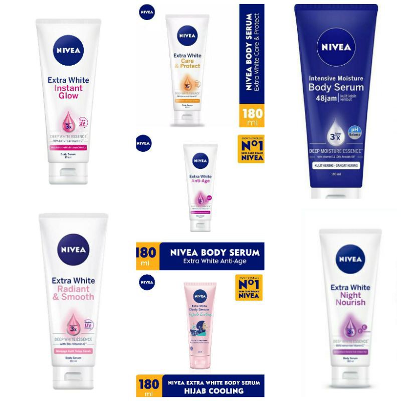 NIVEA extra white body serum 180ml