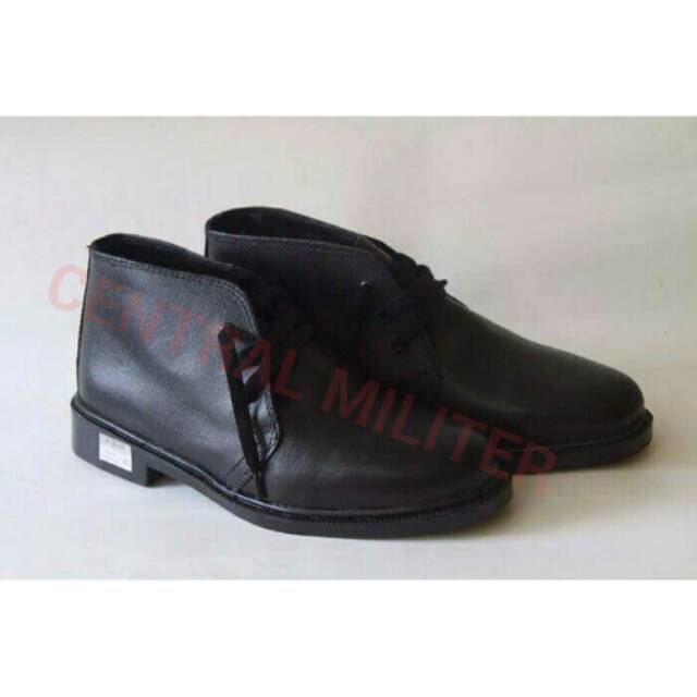 Sepatu PDH Tali Kulit/ Sepatu Kantor/ Separu Dinas