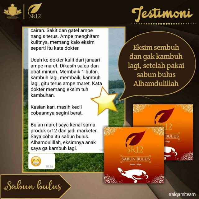 Sabun Bulus SR12 Sabun Herbal Pembersih Wajah Dan Badan Sabun Bulus SR12 Untuk Badan Gatal Gatal Ori Aman BPOM S94a