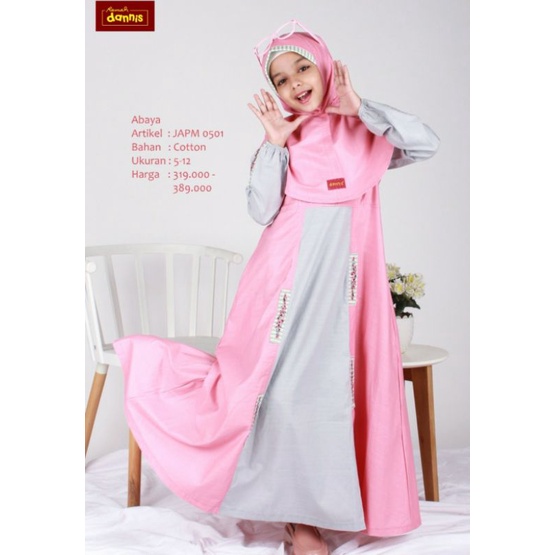 Setelan Gamis Dannis Anak