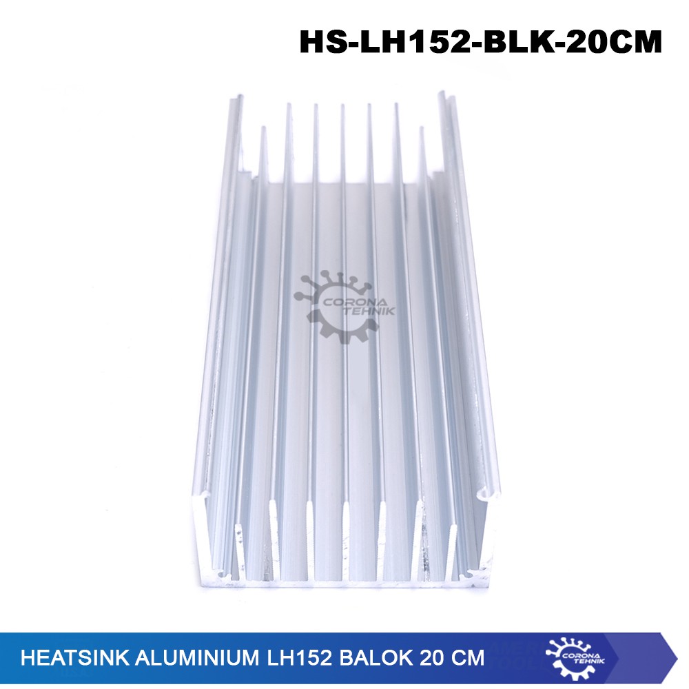 LH152 Balok 20 cm Heatsink Aluminium