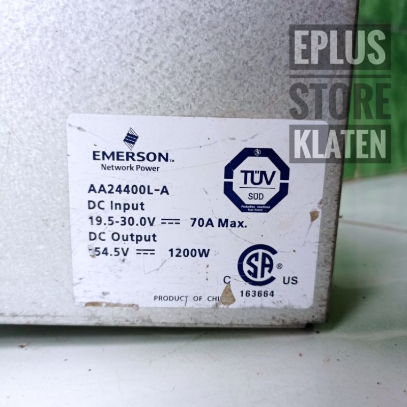 Step up 24V to 54V dc to dc build up emerson 1200W 19.5-30 V PS131