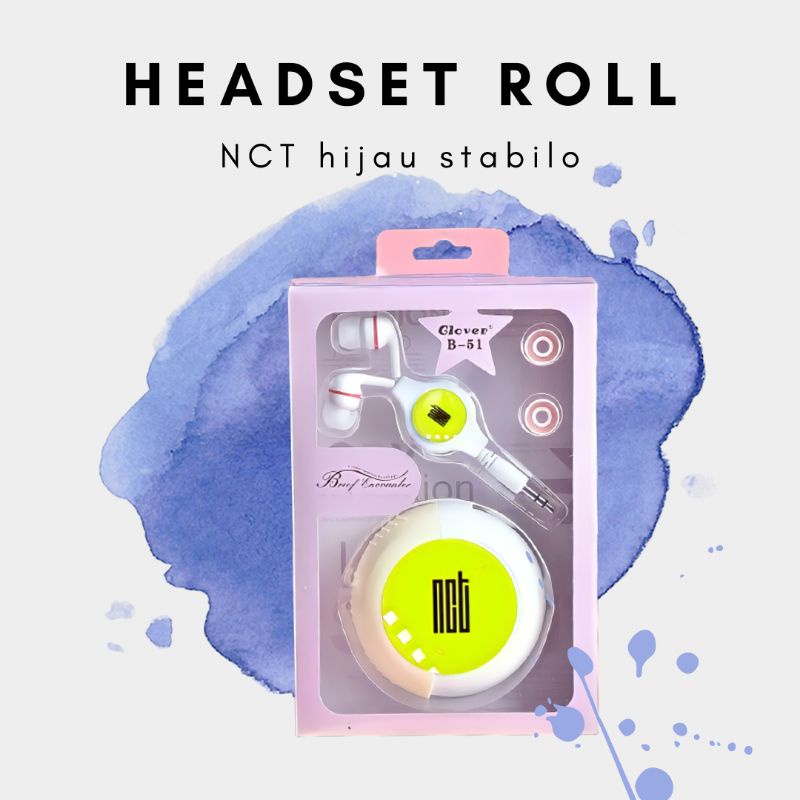 Headset Roll KPOP NCT Headphone Roll Headphone KPOP Headset KPOP Earphone KPOP NCT Earphone KPOP
