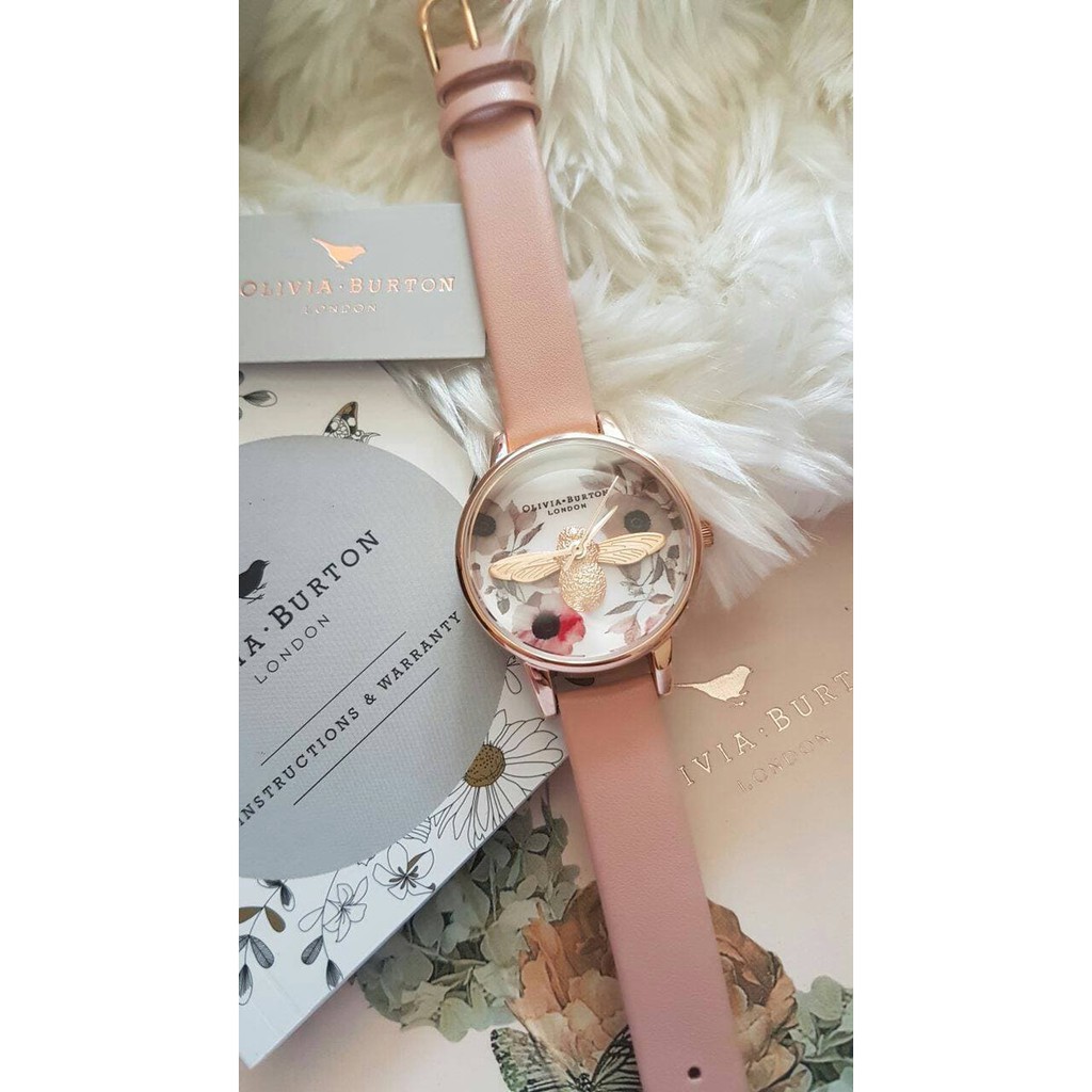 Jam Tangan Wanita New Olivia Burton 3D Bee