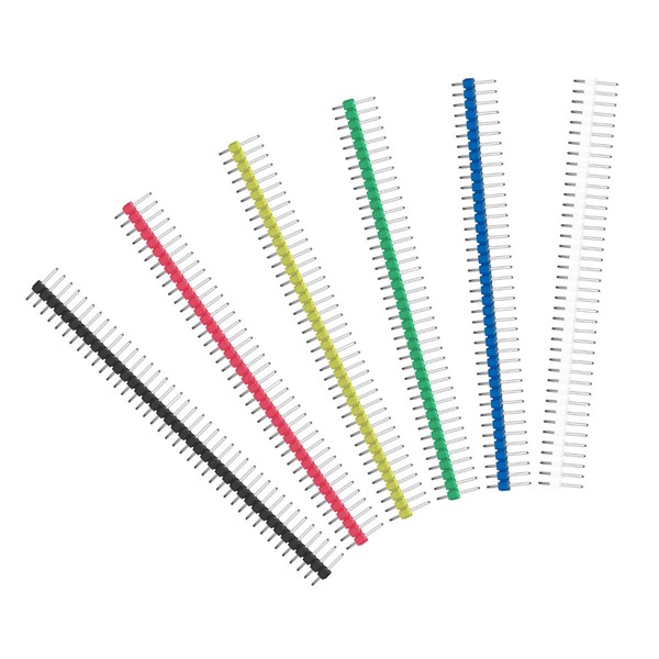 Pin Header 1x40 Pitch 2.54mm Male Jantan 40 Pin Single Row Warna Warni