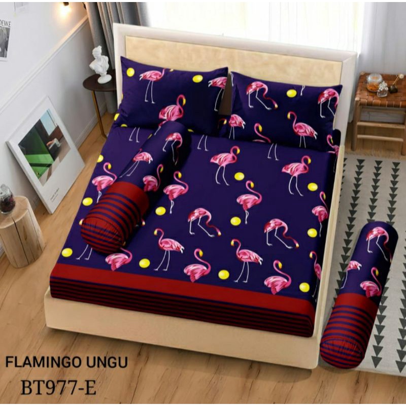 SPREI FLAMINGO JUMBO NO 1/SPREI KARAKTER UK 180X200/SPREI FLAMINGO HOMEMADE JUMBO