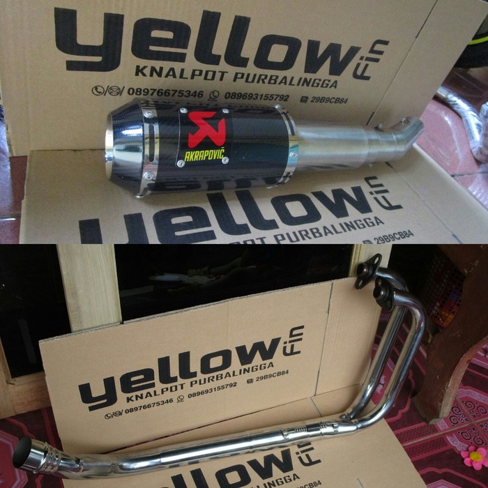 Knalpot Akrapovic Lorenzo carbon Ninja 250 fi / carbu