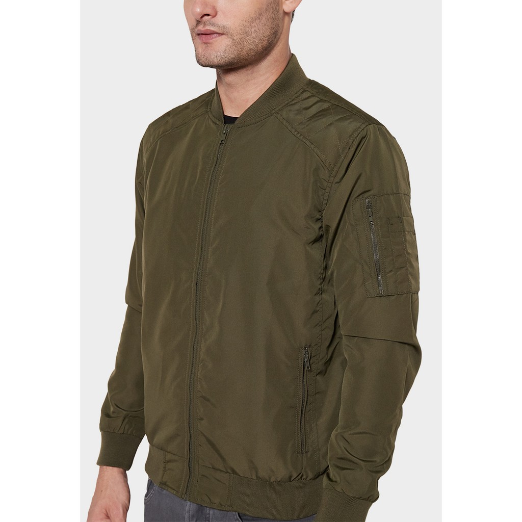 JBBoss Jaket Bomber 702 (Olive) / Ramayana Jatinegara